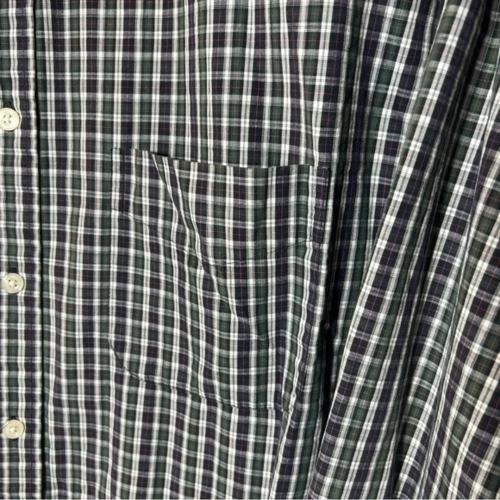 J. Crew Mens Button Down Plaid‎ Shirt Size L  100% Cotton
